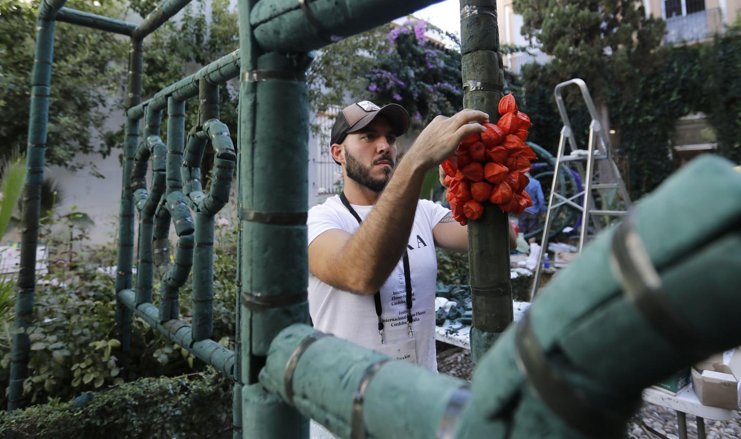 Los preparativos del Festival Flora de Córdoba, en imágenes