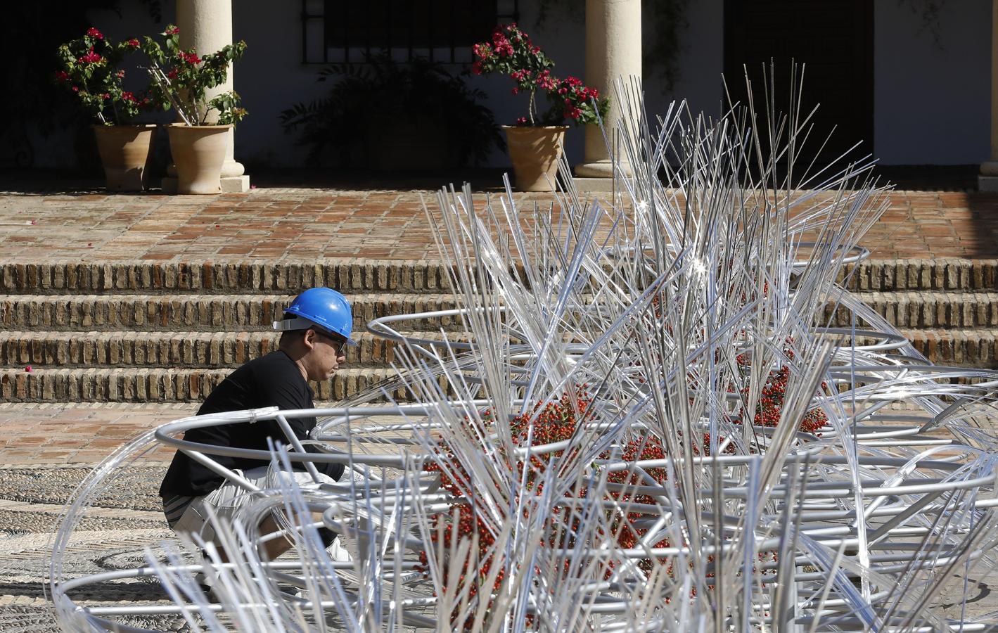 Los preparativos del Festival Flora de Córdoba, en imágenes