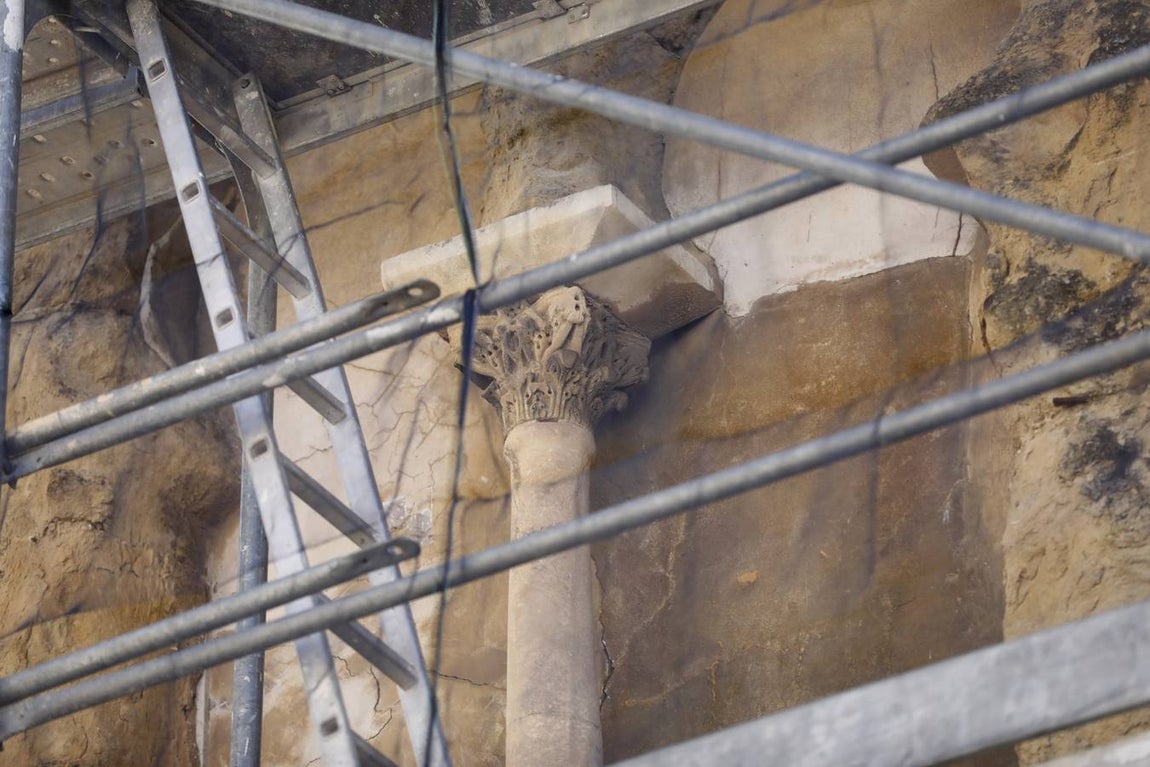 La restauración del alminar de San Juan de Córdoba, en imágenes