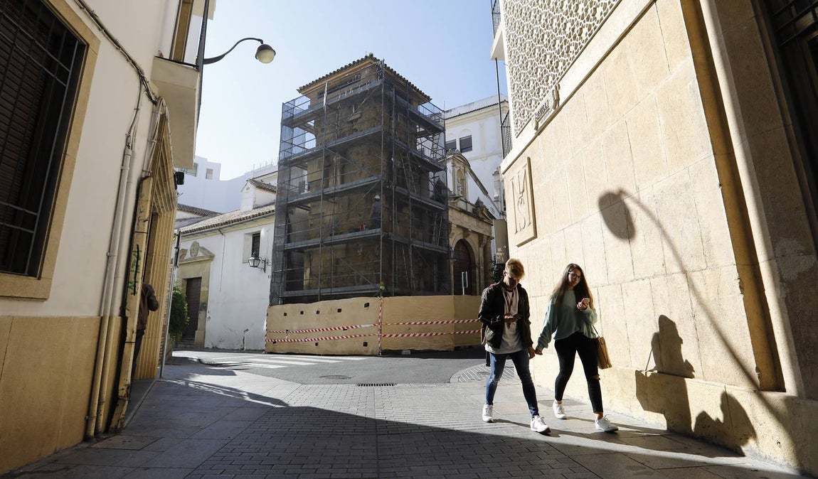 La restauración del alminar de San Juan de Córdoba, en imágenes