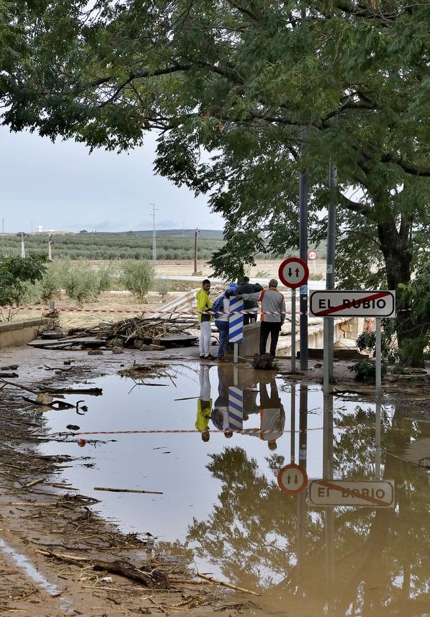 El Rubio vive sus peores horas tras las inundaciones