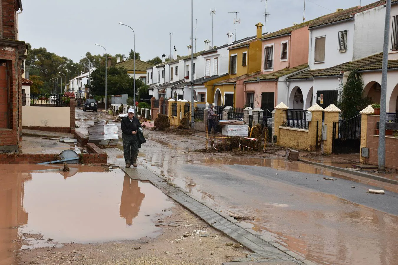 En imágenes, los estragos del temporal en el municipio malagueño de Campillos