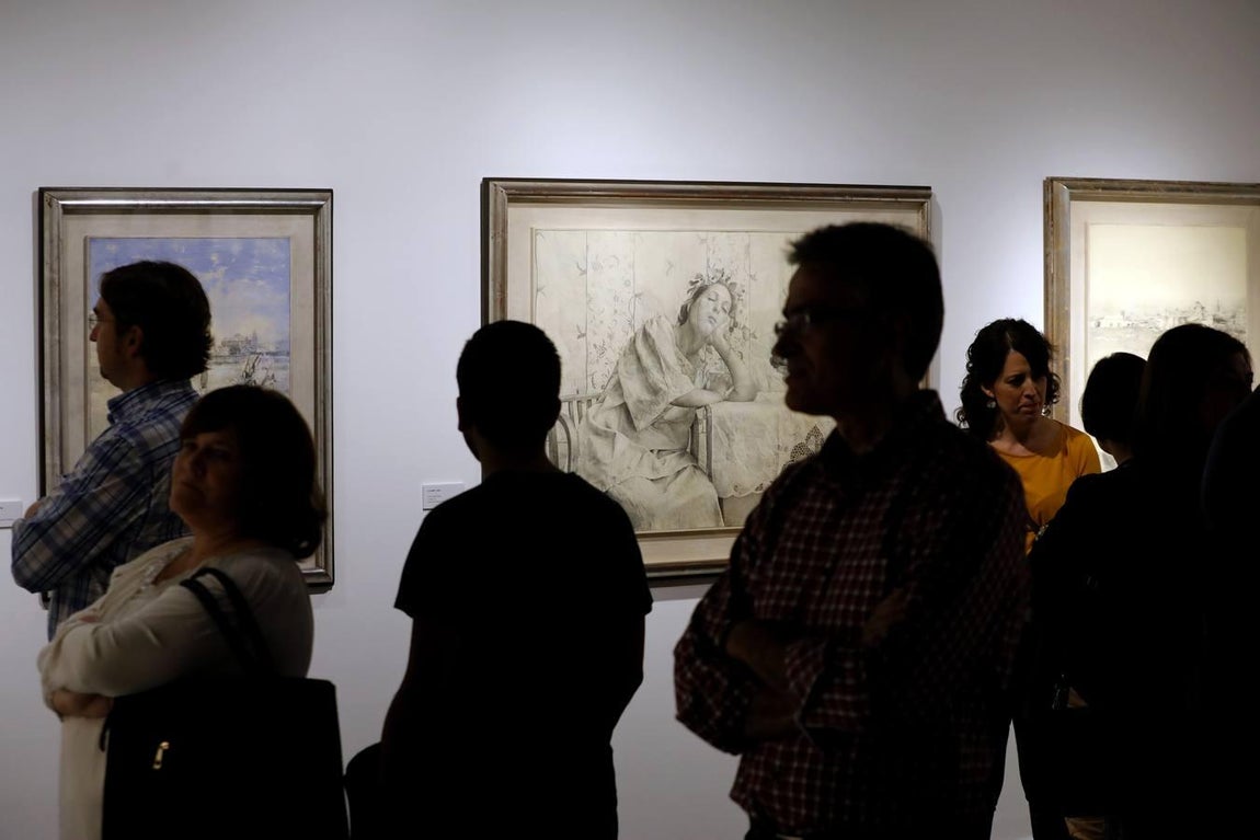 La exposición de Emilio Serrano de la Real Academia de Córdoba, en imágenes