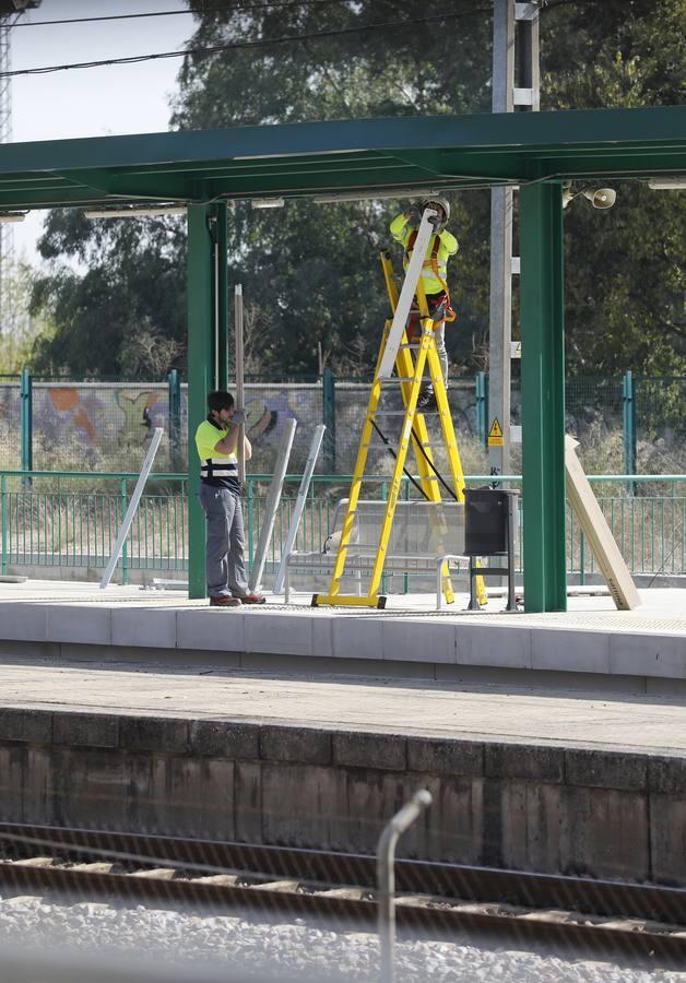 Los preparativos del Cercanías de Córdoba, en imágenes