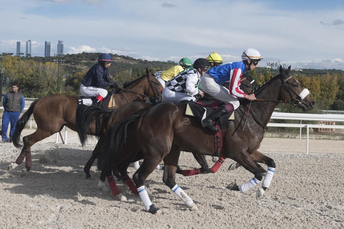 9. Momento de la competición en la pista madrileña