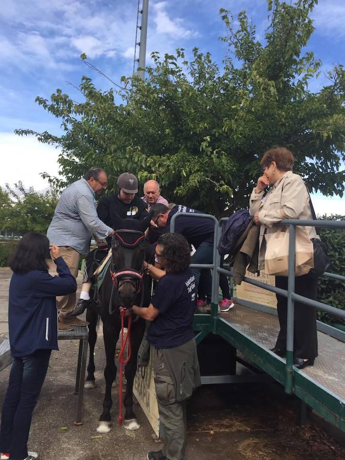 Cómo Román David Gómez se convirtió en un jinete a sus 42 años