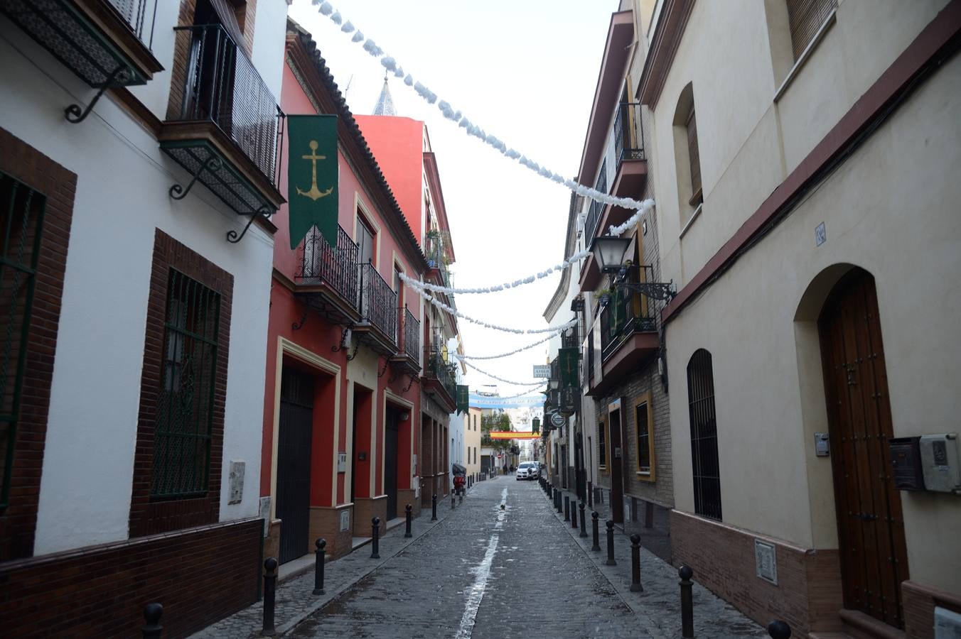 Galería de las calles adornadas para la Esperanza de Triana