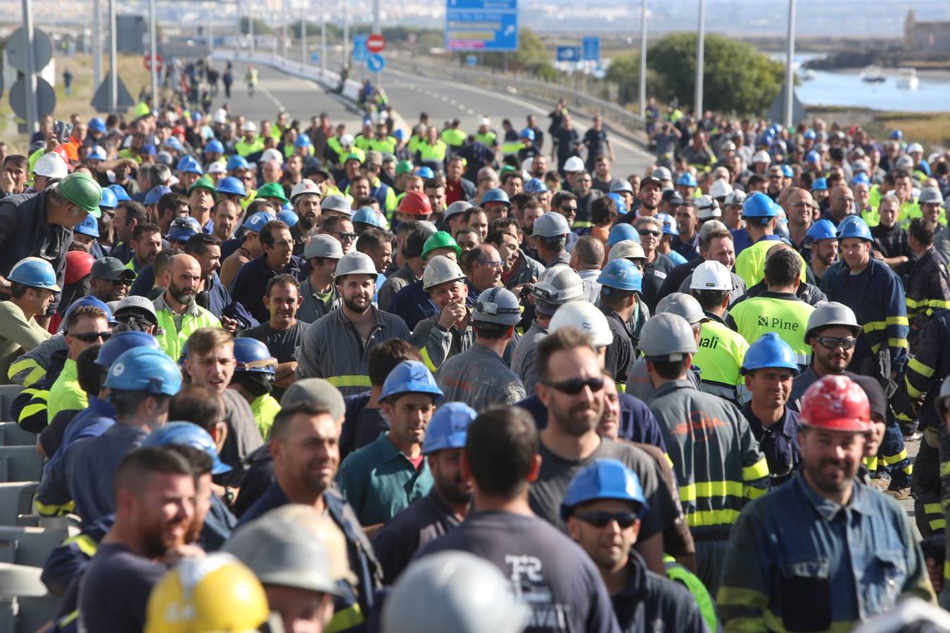 La industria auxiliar de Navantia Puerto Real reclama carga de trabajo para el astillero