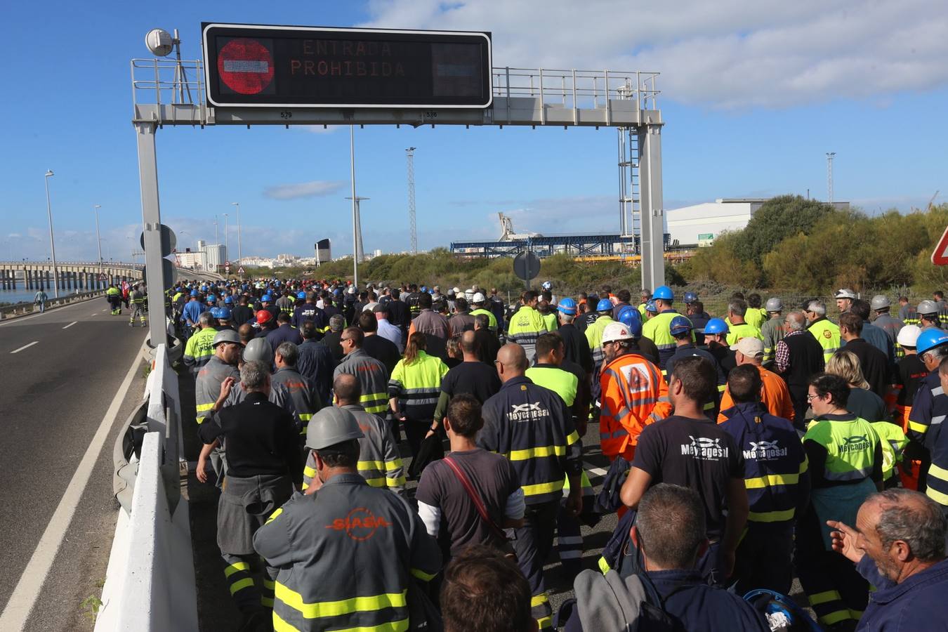 La industria auxiliar de Navantia Puerto Real reclama carga de trabajo para el astillero