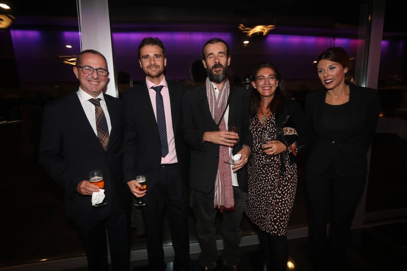 Alberto Romero, José María Aguilera, Francisco Jiménez, Yolanda Vallejo y Kyra Galiano. 