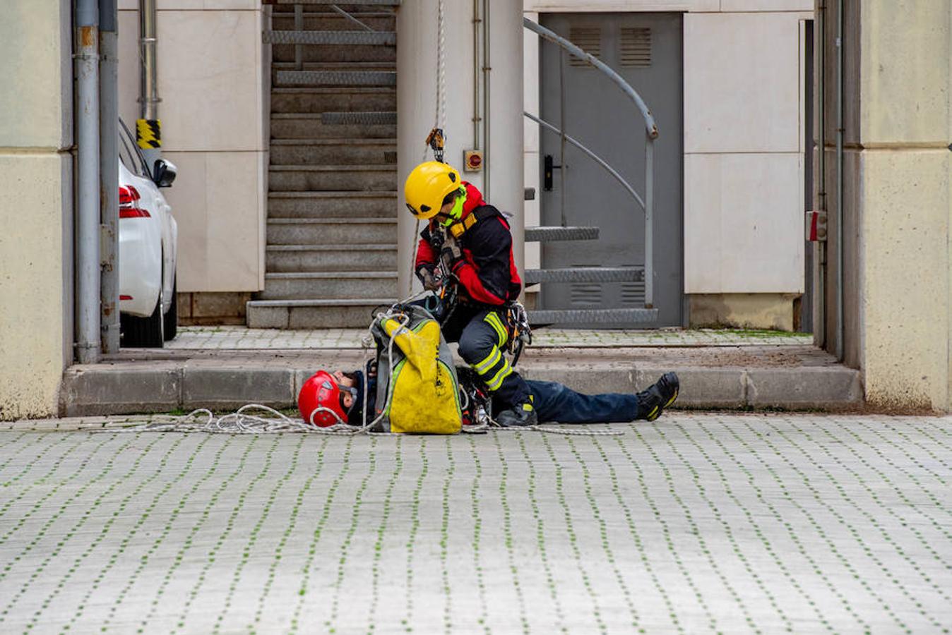 Jornadas de rescate en altura para bomberos