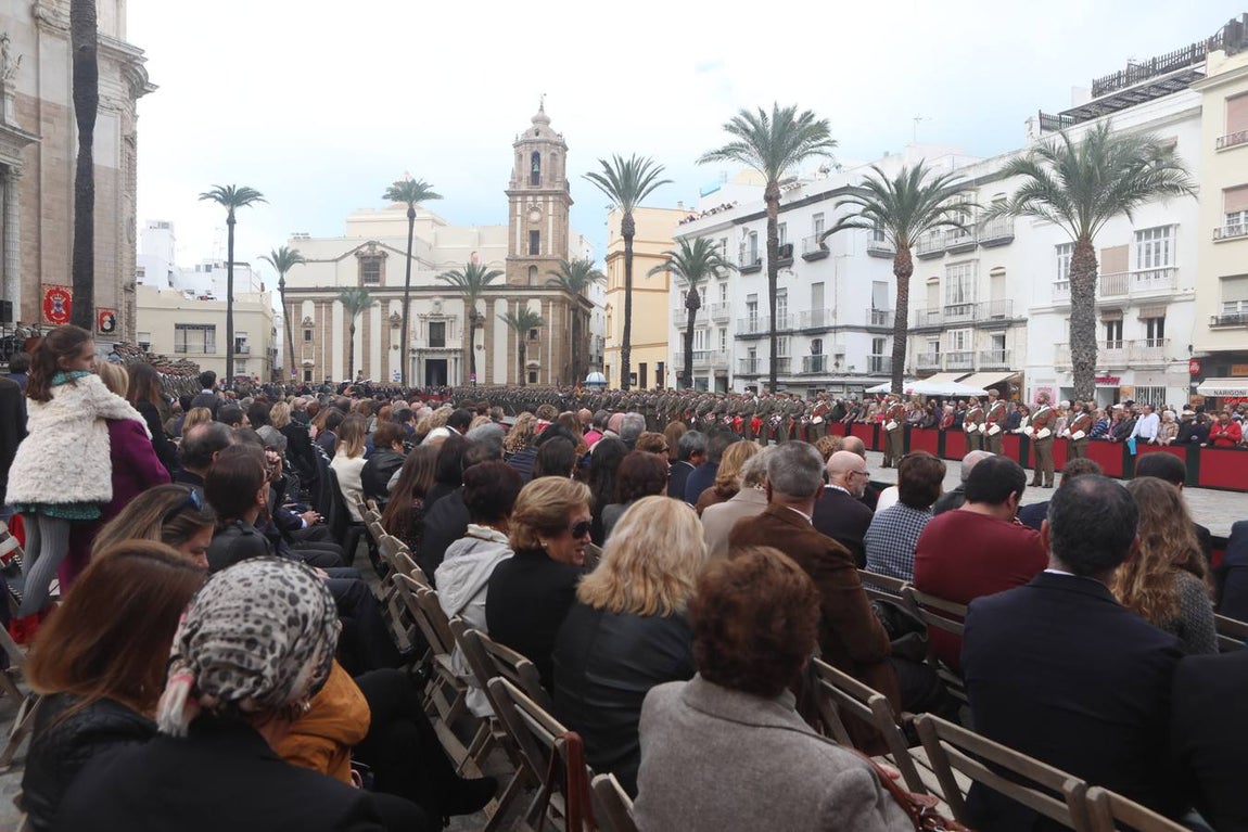 Jura de bandera civil en Cádiz