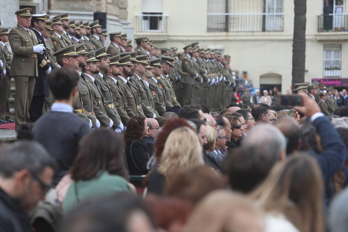 Jura de bandera civil en Cádiz