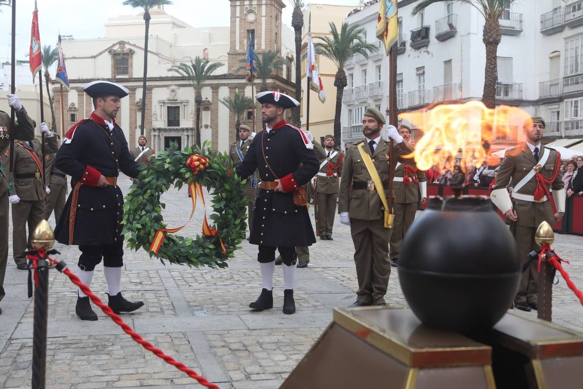 Jura de bandera civil en Cádiz