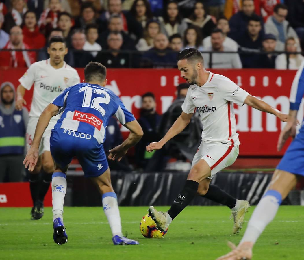 La remontada del Sevilla FC ante el RCD Español (2-1), en imágenes