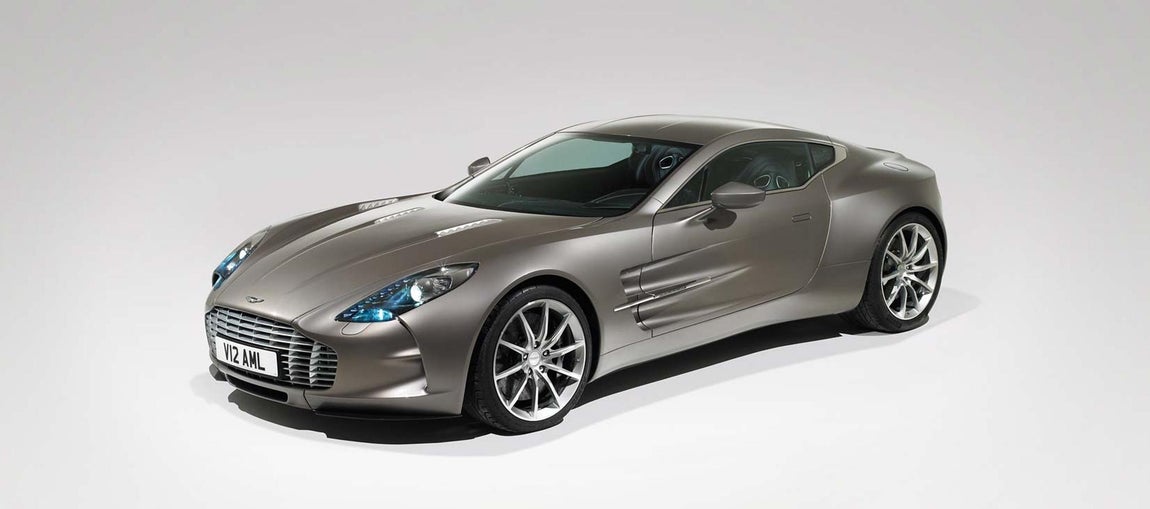 Aston Martin One-77. Por este coupé llegó a pagar tres millones de euros. Como su propio nombre indica, es uno de los tan solo 77 que se vendieron entre 2010 y 2012.