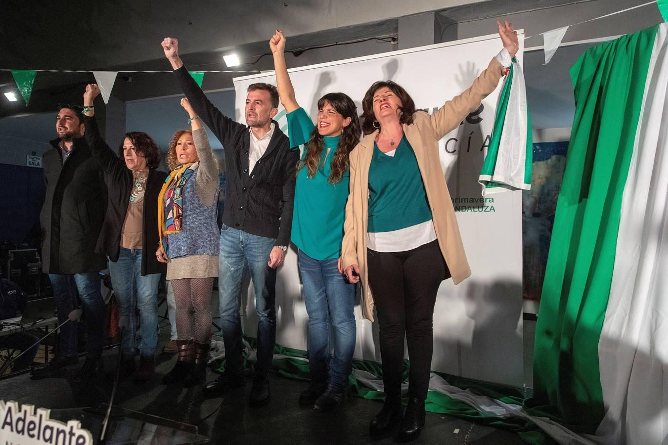 El arranque de la campaña electoral andaluza, en imágenes