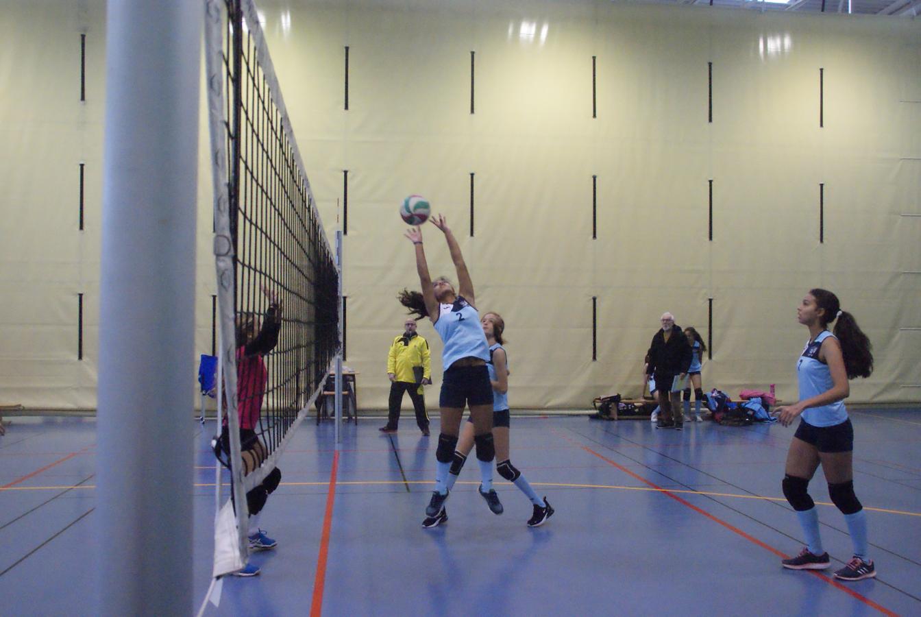 Las mejores imágenes del partido de voleibol entre Saint Louis des Français “A” y Santo Domingo Savio