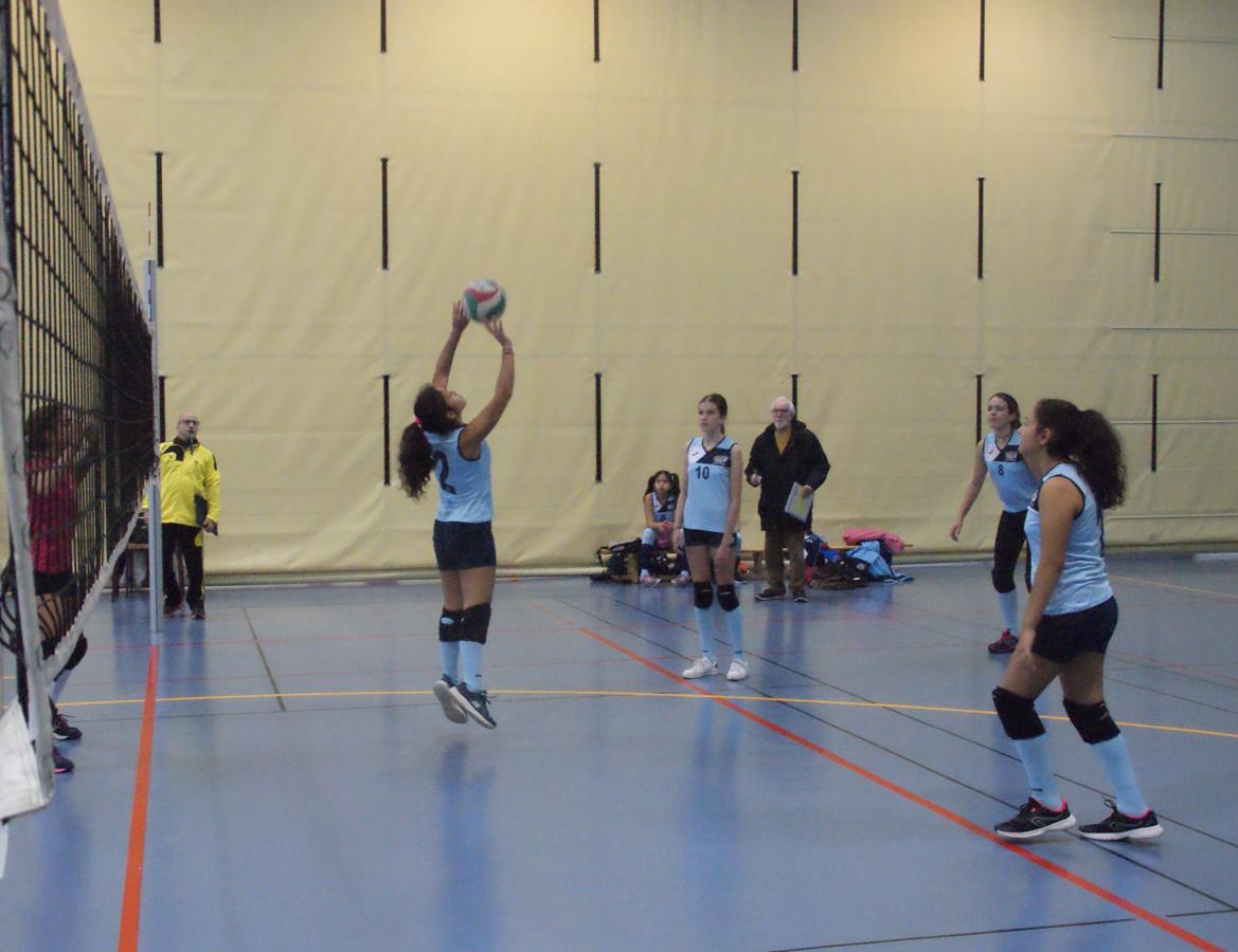 Las mejores imágenes del partido de voleibol entre Saint Louis des Français “A” y Santo Domingo Savio