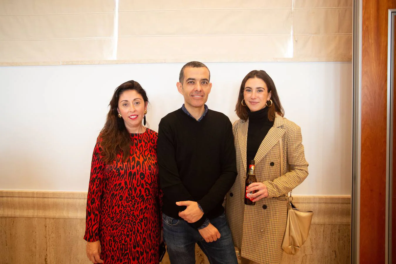 Manuel Llerena, Carol Morales y Carmen Deza