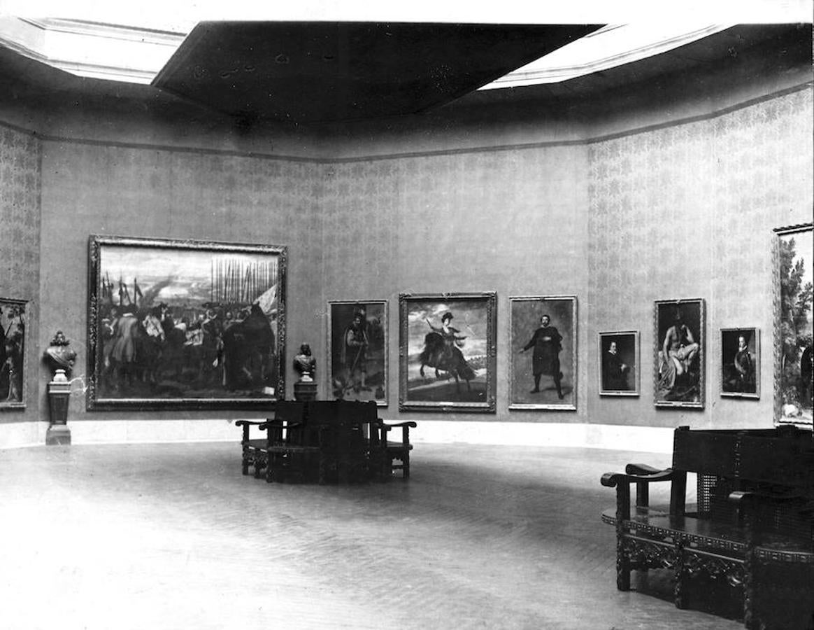 La sala Velázquez, en 1923. 