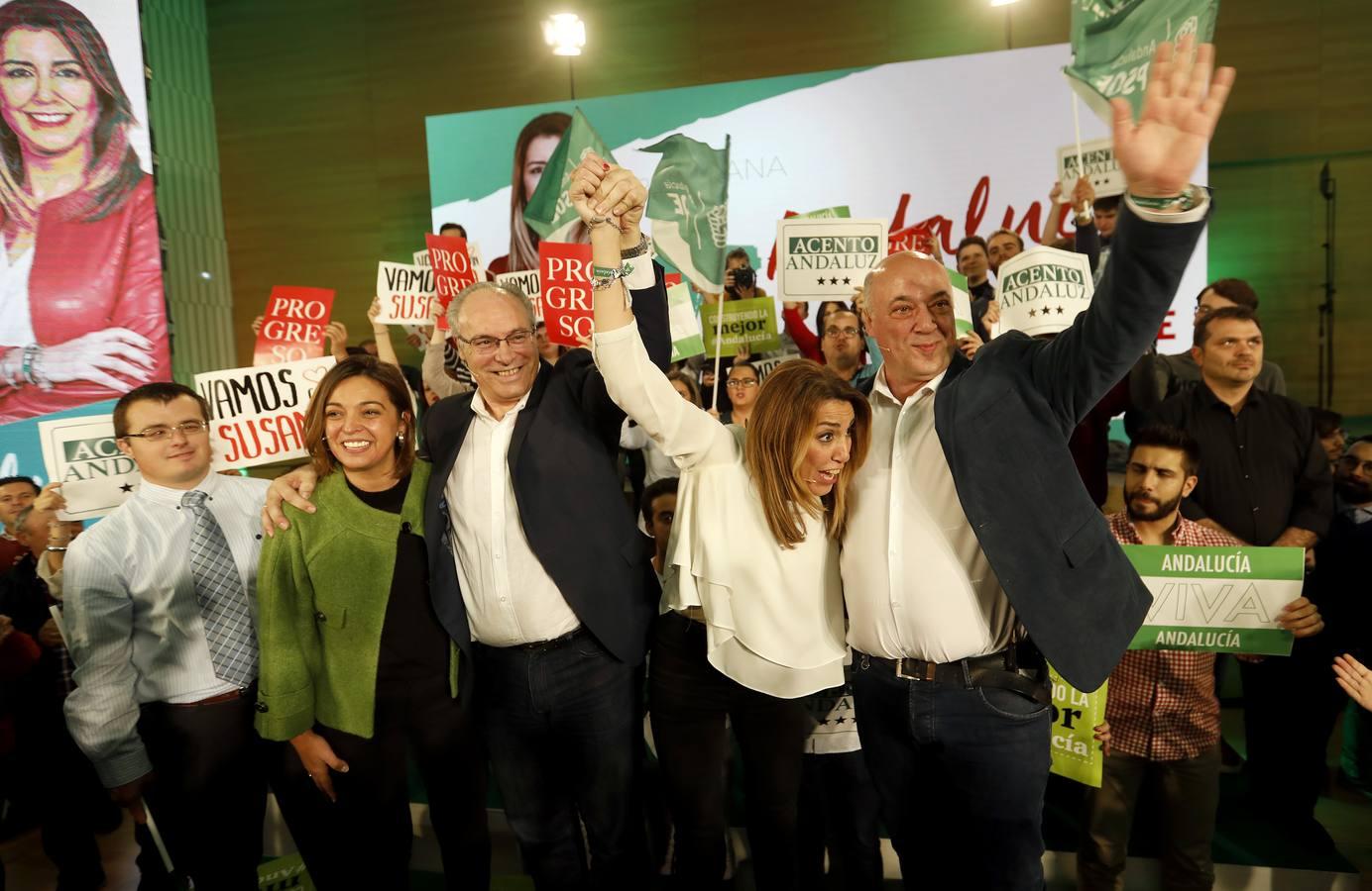 El acto de campaña de Susana Díaz en Córdoba, en imágenes