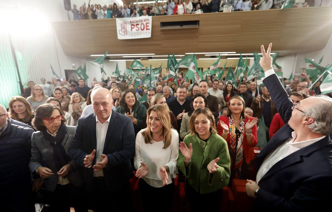 El acto de campaña de Susana Díaz en Córdoba, en imágenes