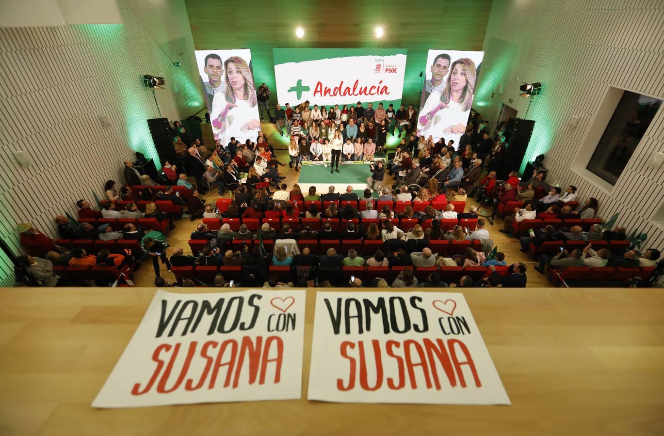 El acto de campaña de Susana Díaz en Córdoba, en imágenes