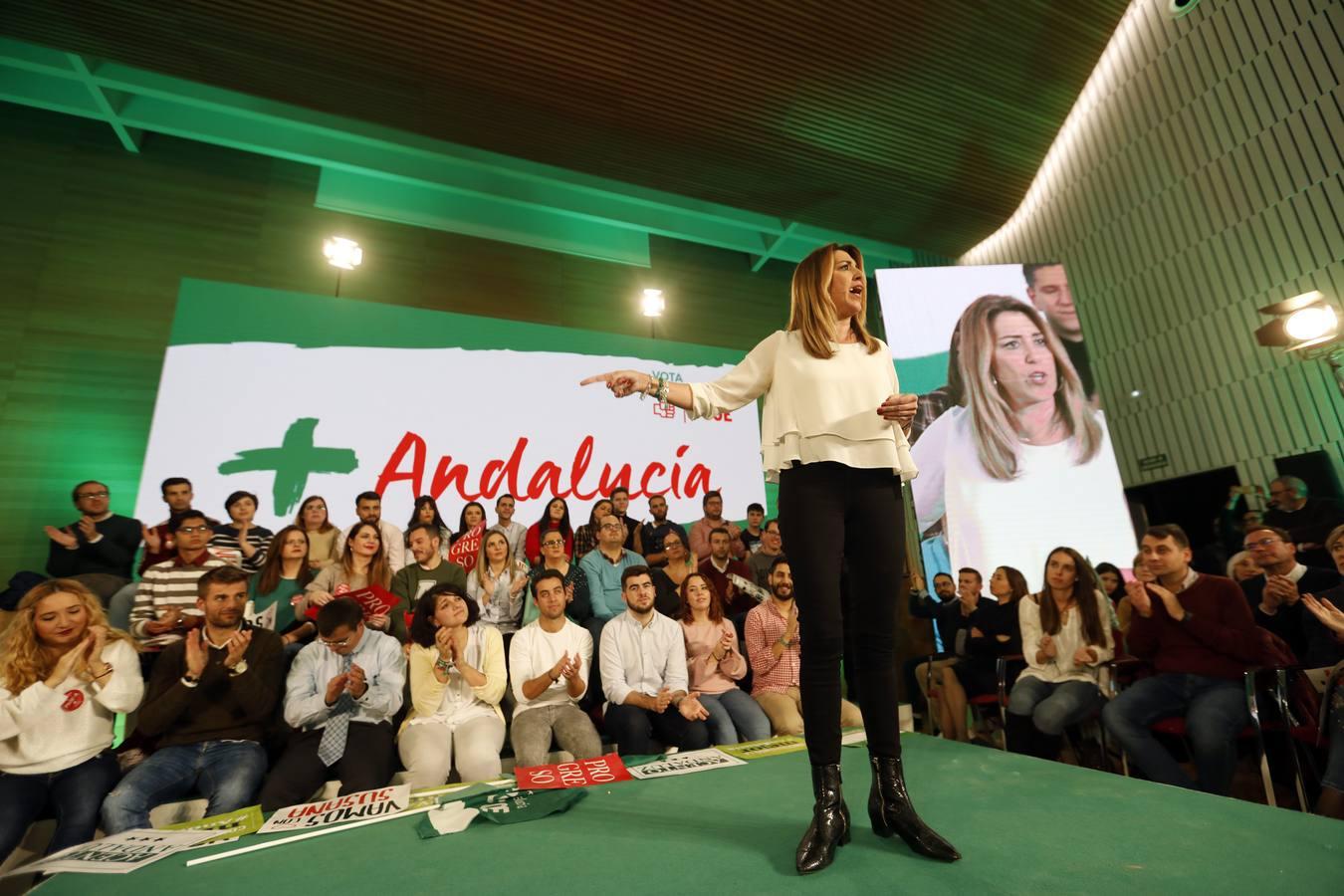 El acto de campaña de Susana Díaz en Córdoba, en imágenes