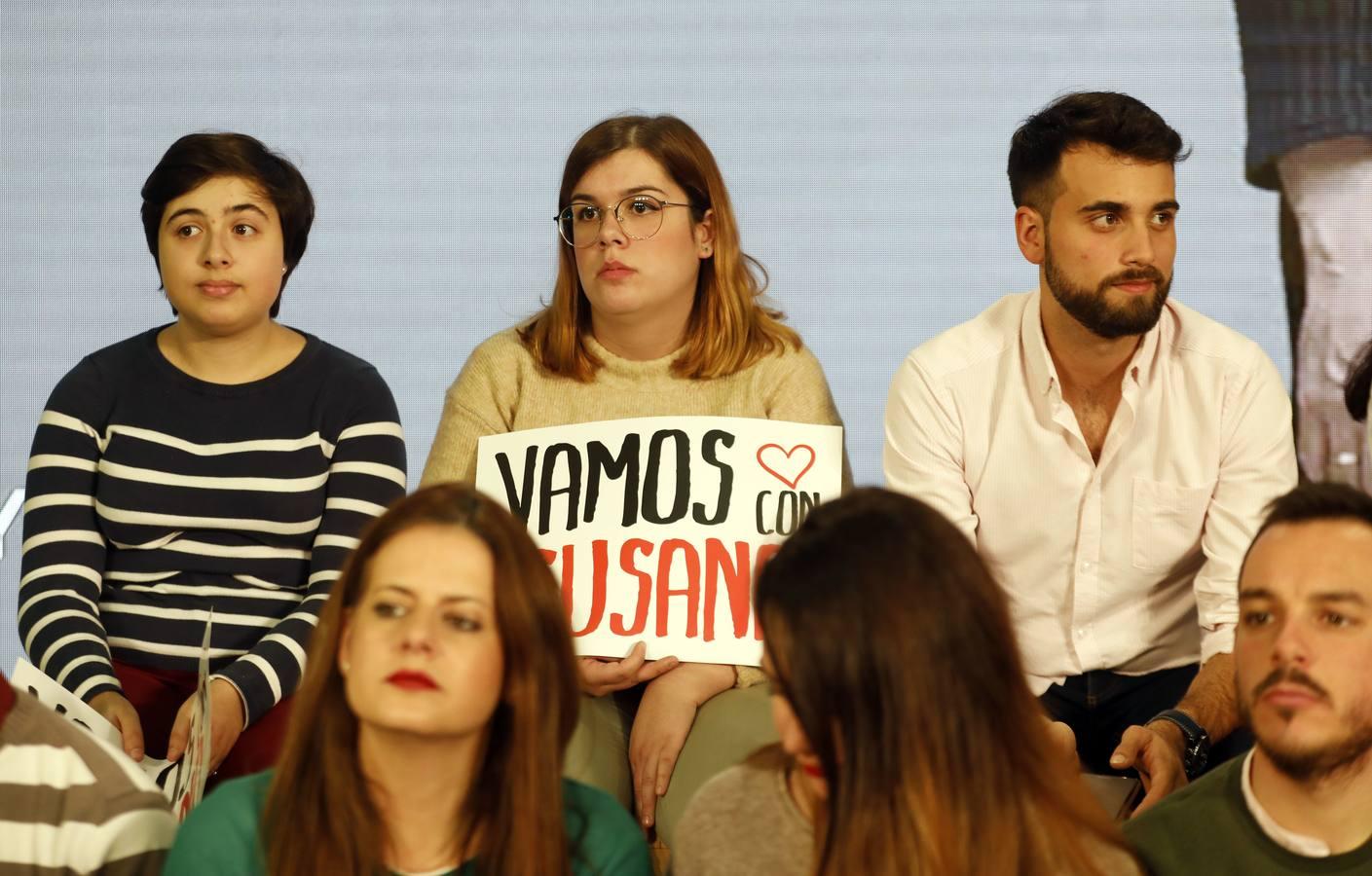 El acto de campaña de Susana Díaz en Córdoba, en imágenes