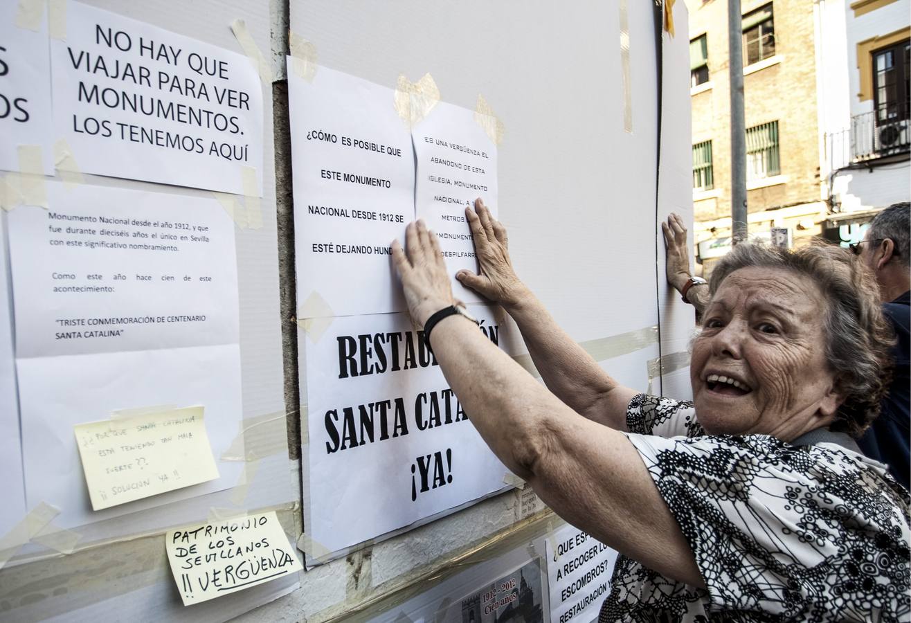 En imágenes, el vía crucis de Santa Catalina hasta su restauración