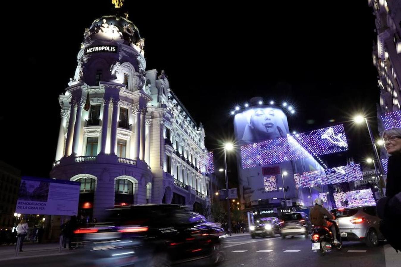Madrid estrena sus luces de Navidad, en imágenes