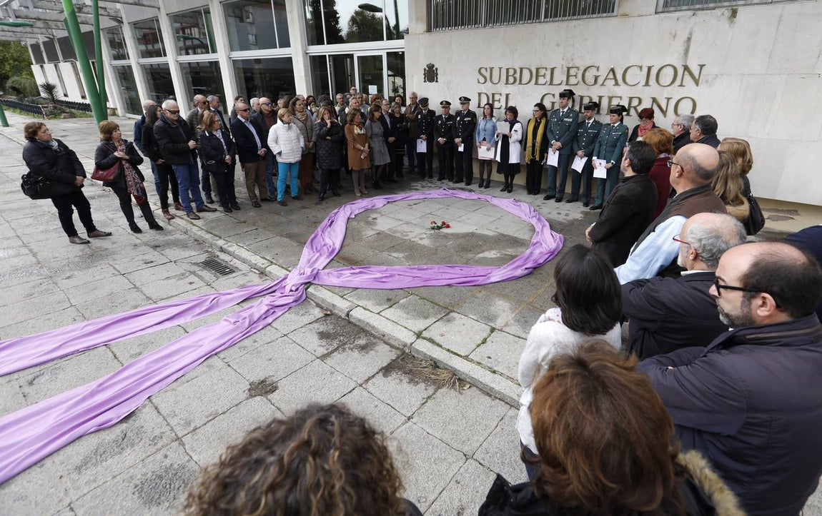 En imágenes, las instituciones de Córdoba protestan contra la violencia machista