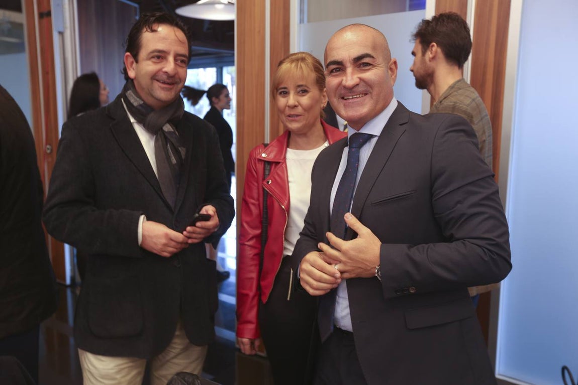 Chano Ruíz, Pilar Romero y José Carlos Teruel. 