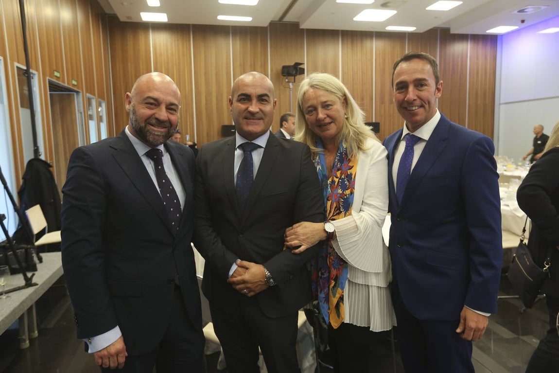 José María Caro, José Carlos Teruel, Mercedes Colombo y José Manuel Cossi. 