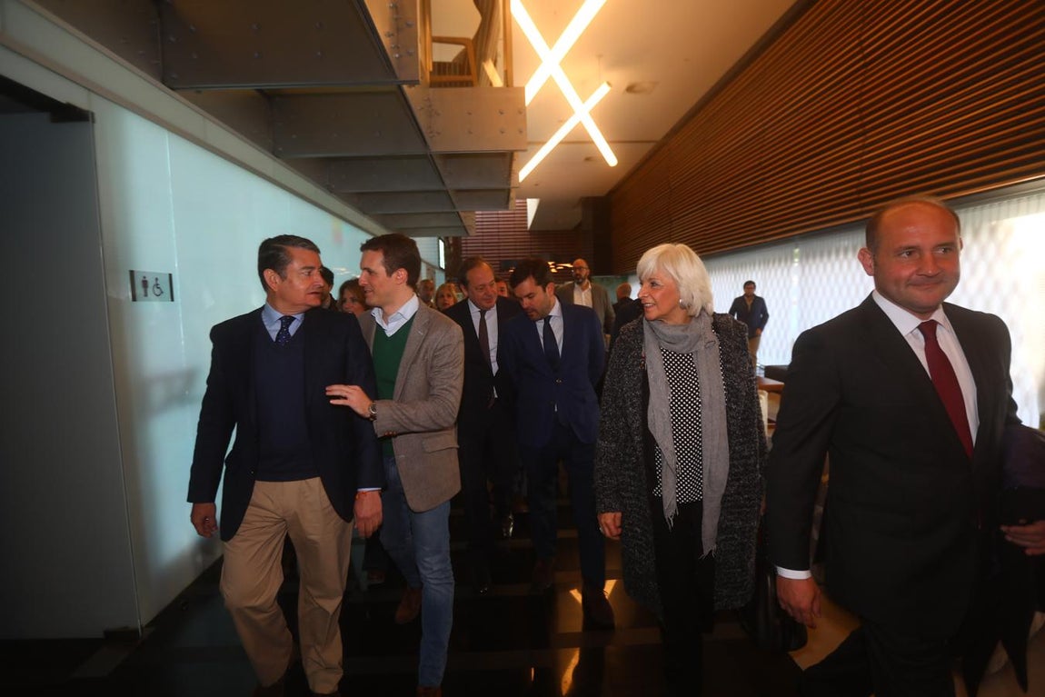 El presidente del Partido Popular Pablo Casado interviene en los Foros de La Voz de Cádiz