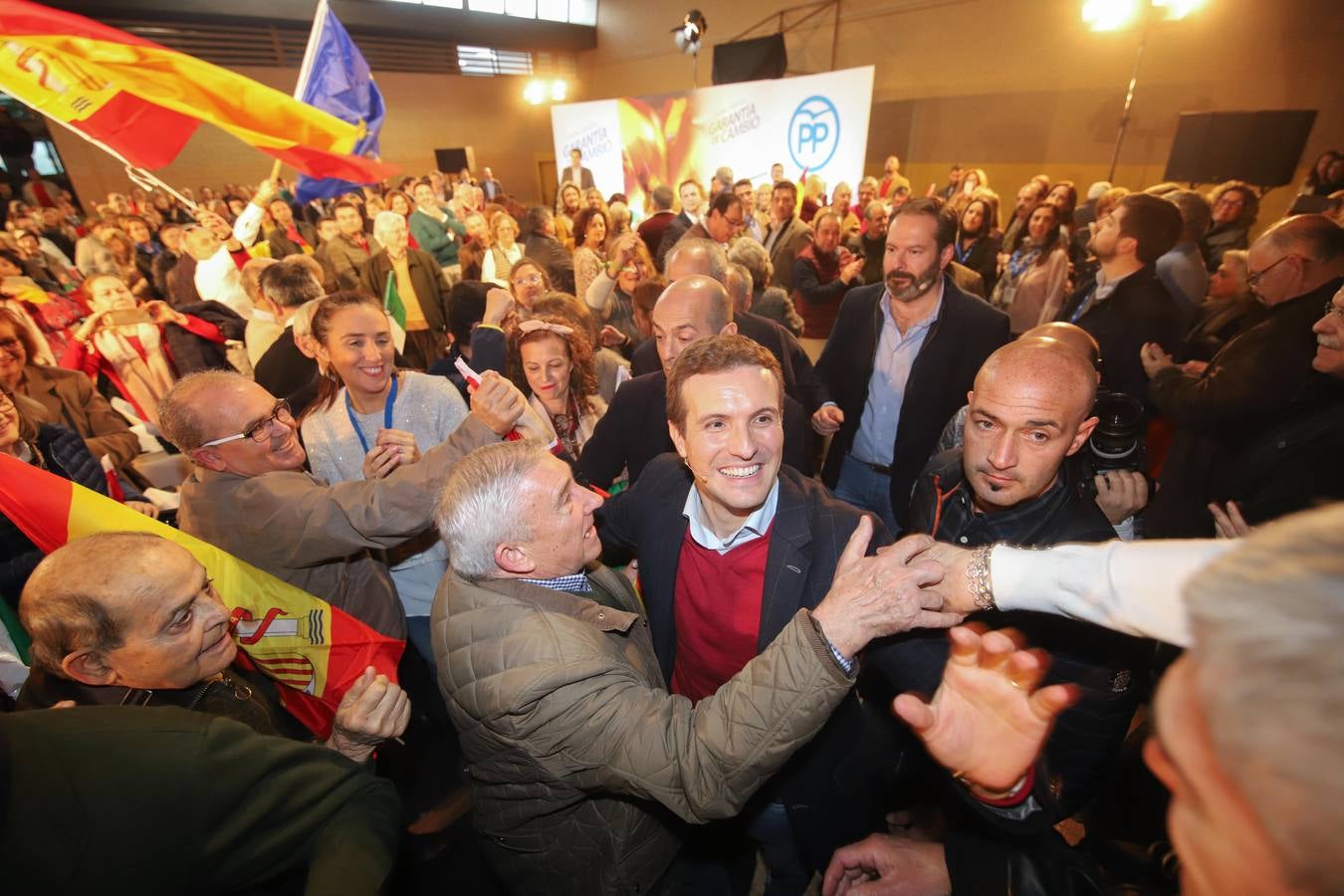 El mitin de Pablo Casado en Córdoba, en imágenes