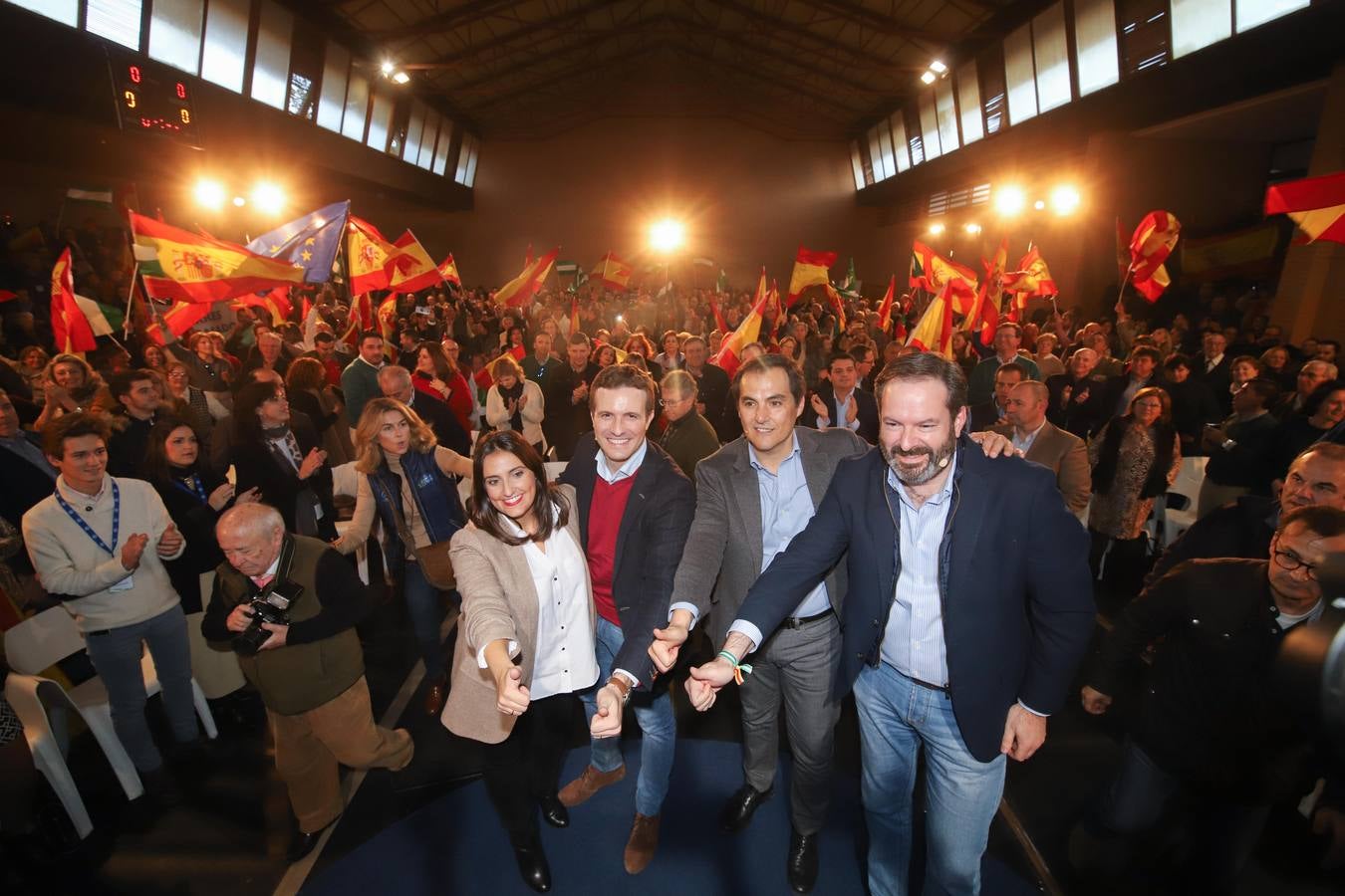 El mitin de Pablo Casado en Córdoba, en imágenes