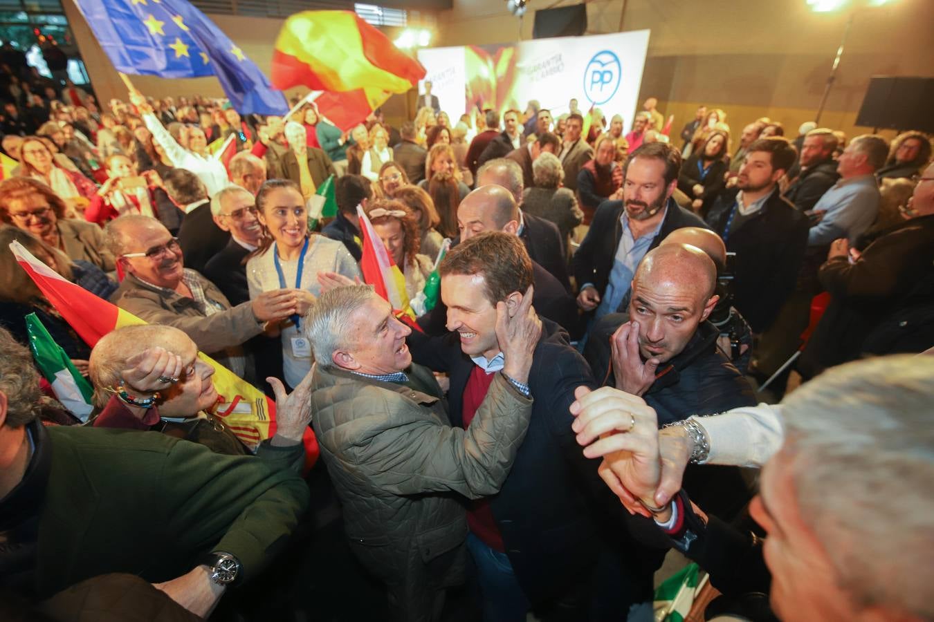 El mitin de Pablo Casado en Córdoba, en imágenes