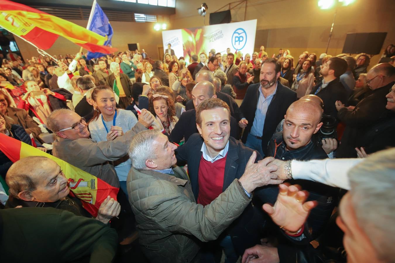 El mitin de Pablo Casado en Córdoba, en imágenes