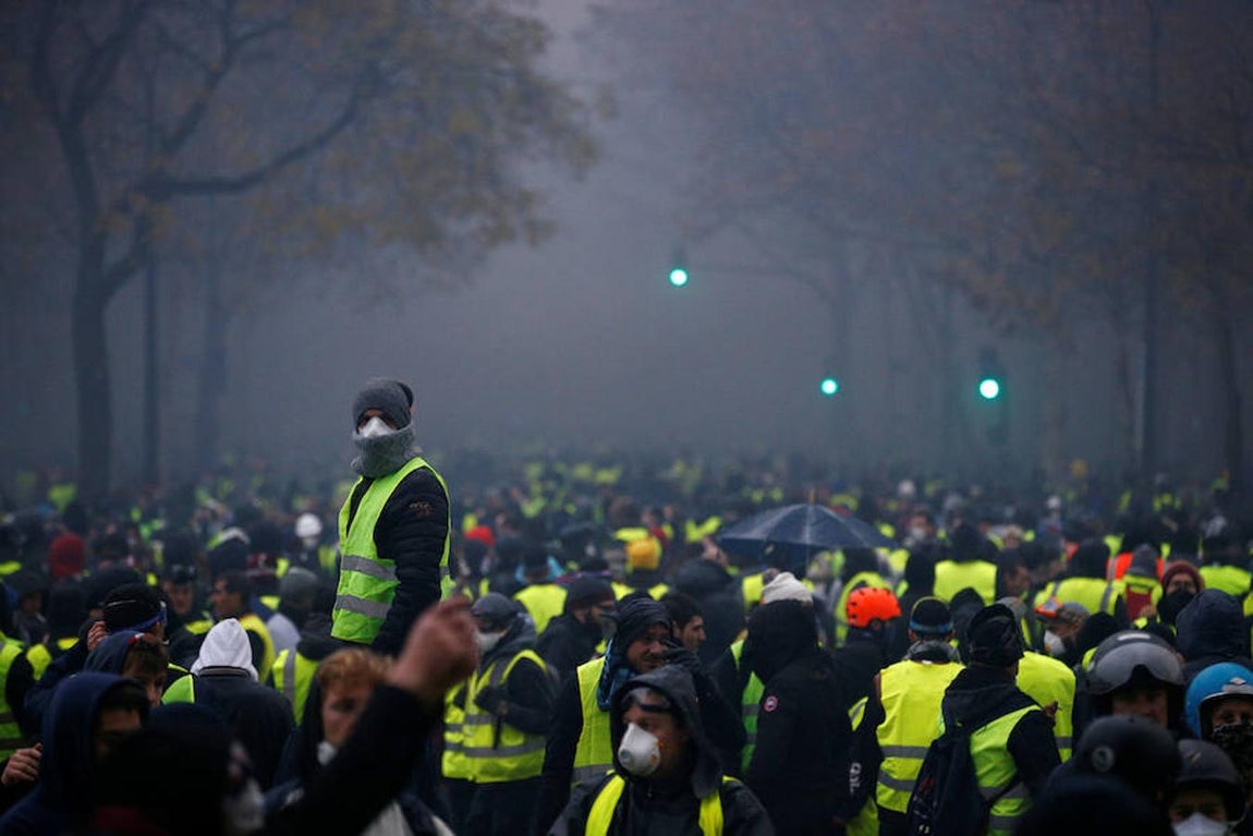 El ministro del Interior francés, Christophe Castaner, califica lo que está ocurriendo en París como «intolerable». 