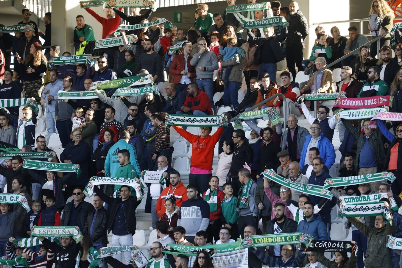 La grada del Córdoba-Elche, en imágenes