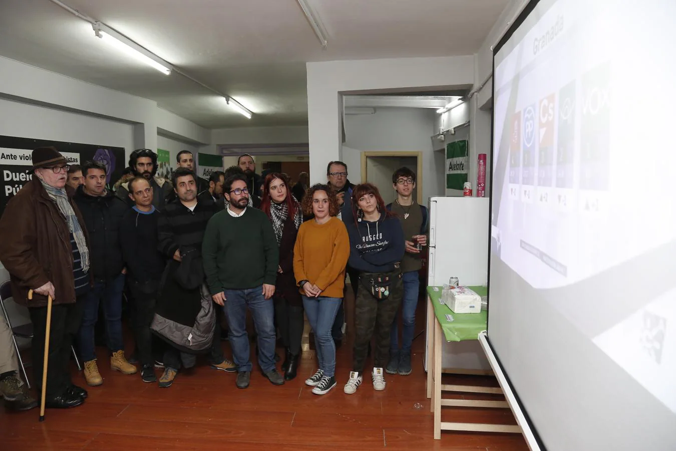 La jornada electoral de Adelante Andalucía, en imágenes