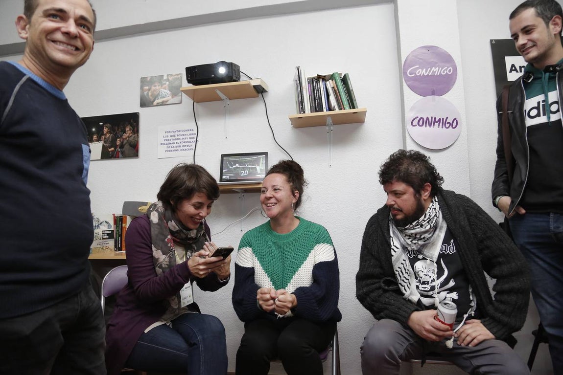 La jornada electoral de Adelante Andalucía, en imágenes