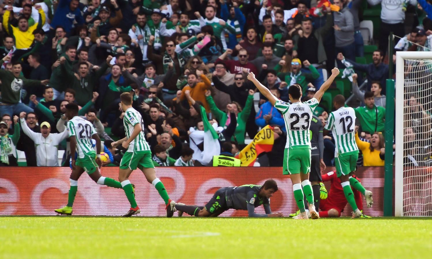 Las mejores imágenes del Betis y el Real Sociedad