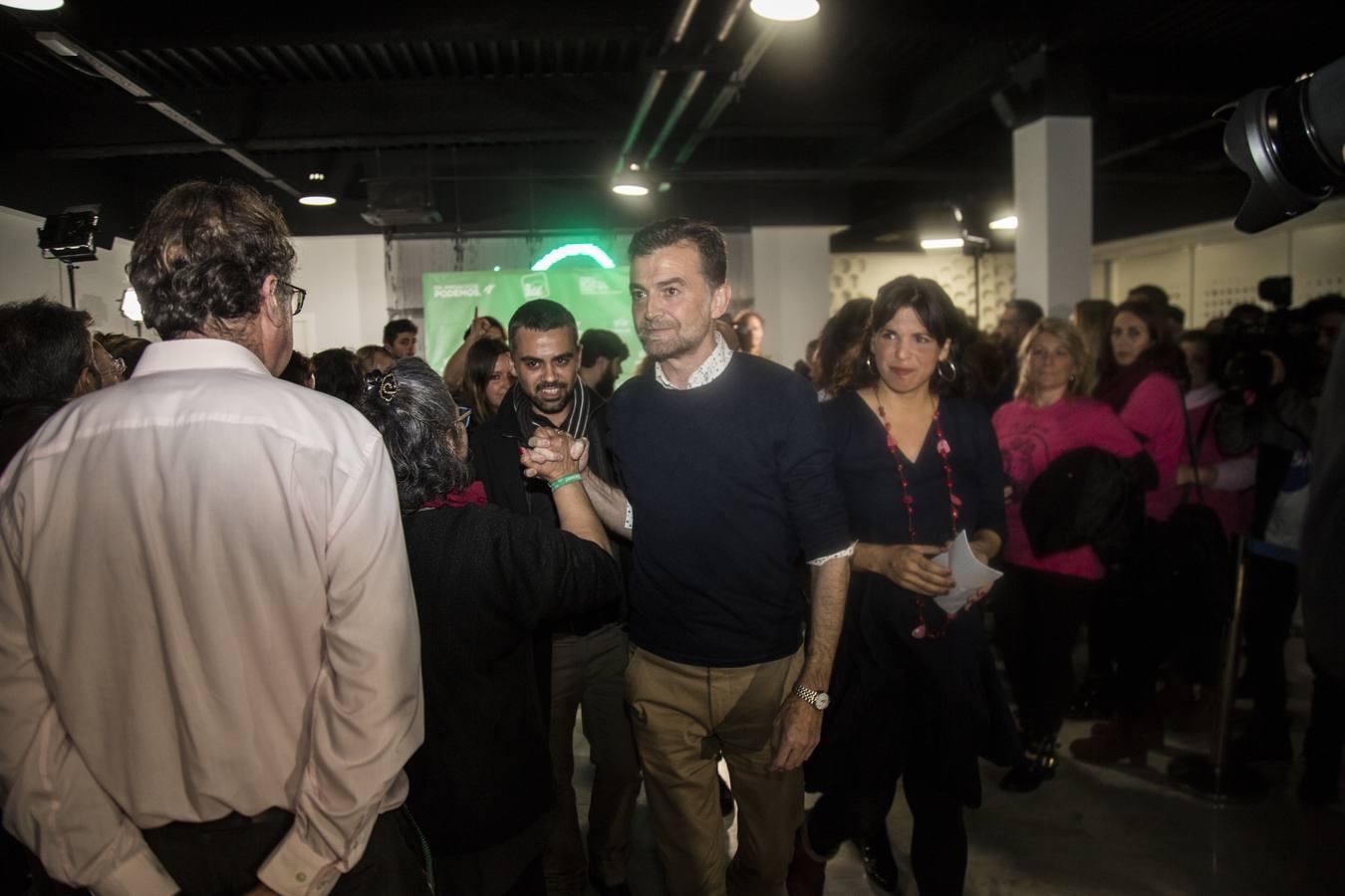 En imágenes, la resignación de Adelante Andalucía tras caer a la cuarta plaza en las elecciones andaluzas