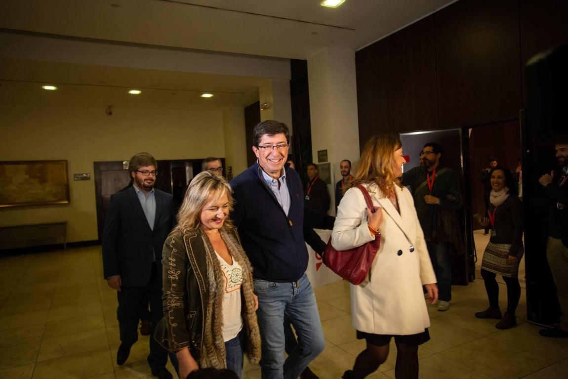 En imágenes, la celebración de la espectacular subida de Ciudadanos en Andalucía en las elecciones andaluzas