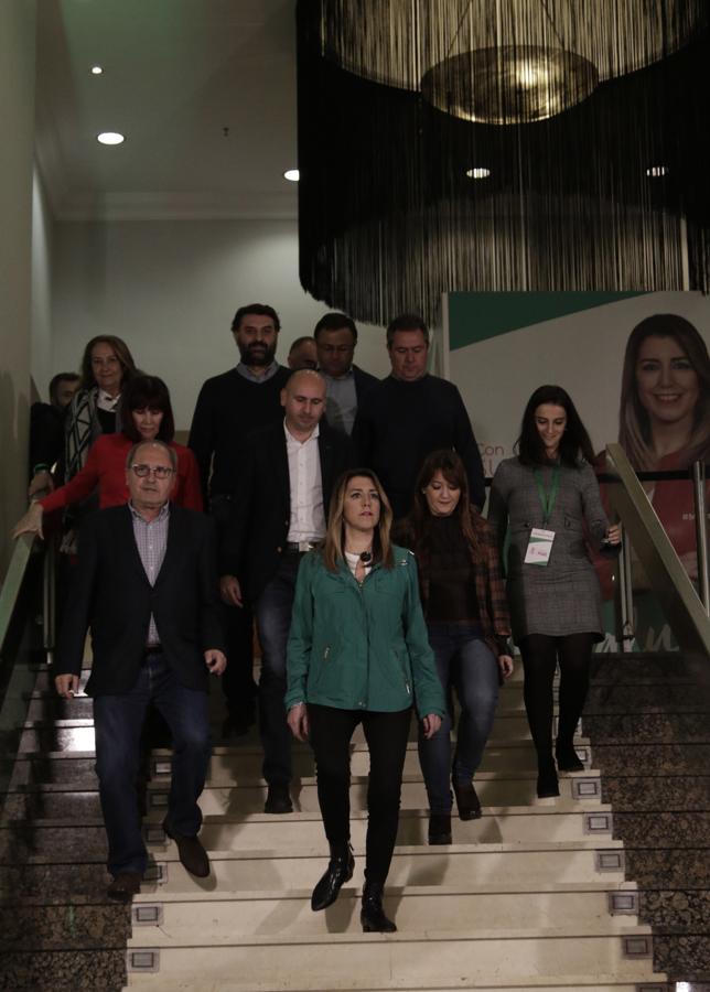 En imágenes, la tristeza del PSOE tras su peor resultado en unas elecciones en Andalucía
