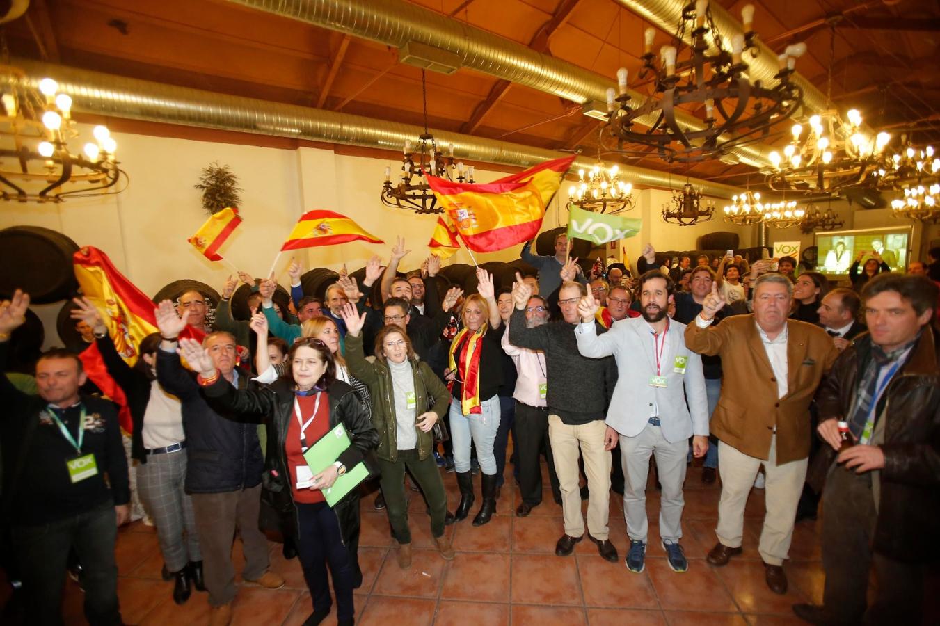 En imágenes, la celebración de Vox en Córdoba