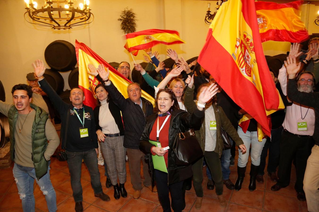 En imágenes, la celebración de Vox en Córdoba